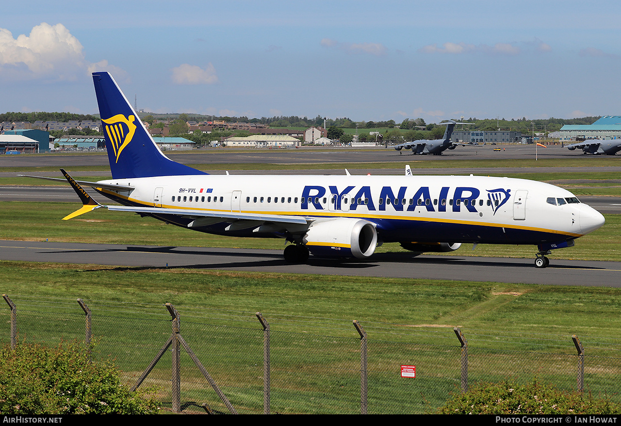 Aircraft Photo of 9H-VVL | Boeing 737-8200 Max 200 | Ryanair | AirHistory.net #815610