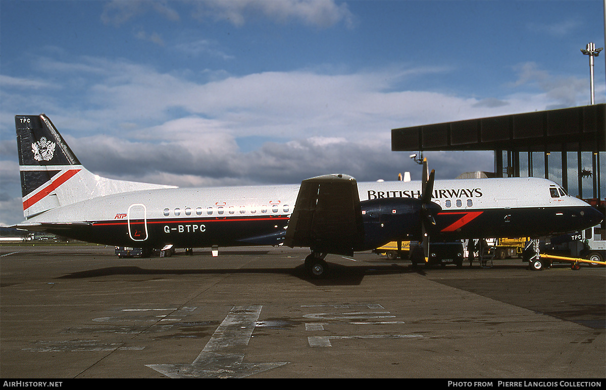 Aircraft Photo of G-BTPC | British Aerospace ATP | British Airways | AirHistory.net #815625