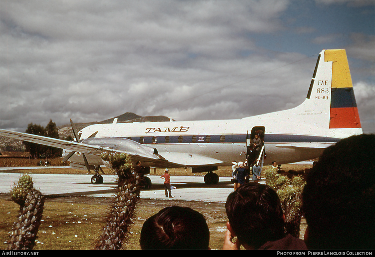 Aircraft Photo of HC-AUF / FAE 683 | Hawker Siddeley HS-748 Srs2A/246 | TAME - Transportes Aéreos Militares Ecuatorianos | AirHistory.net #815642