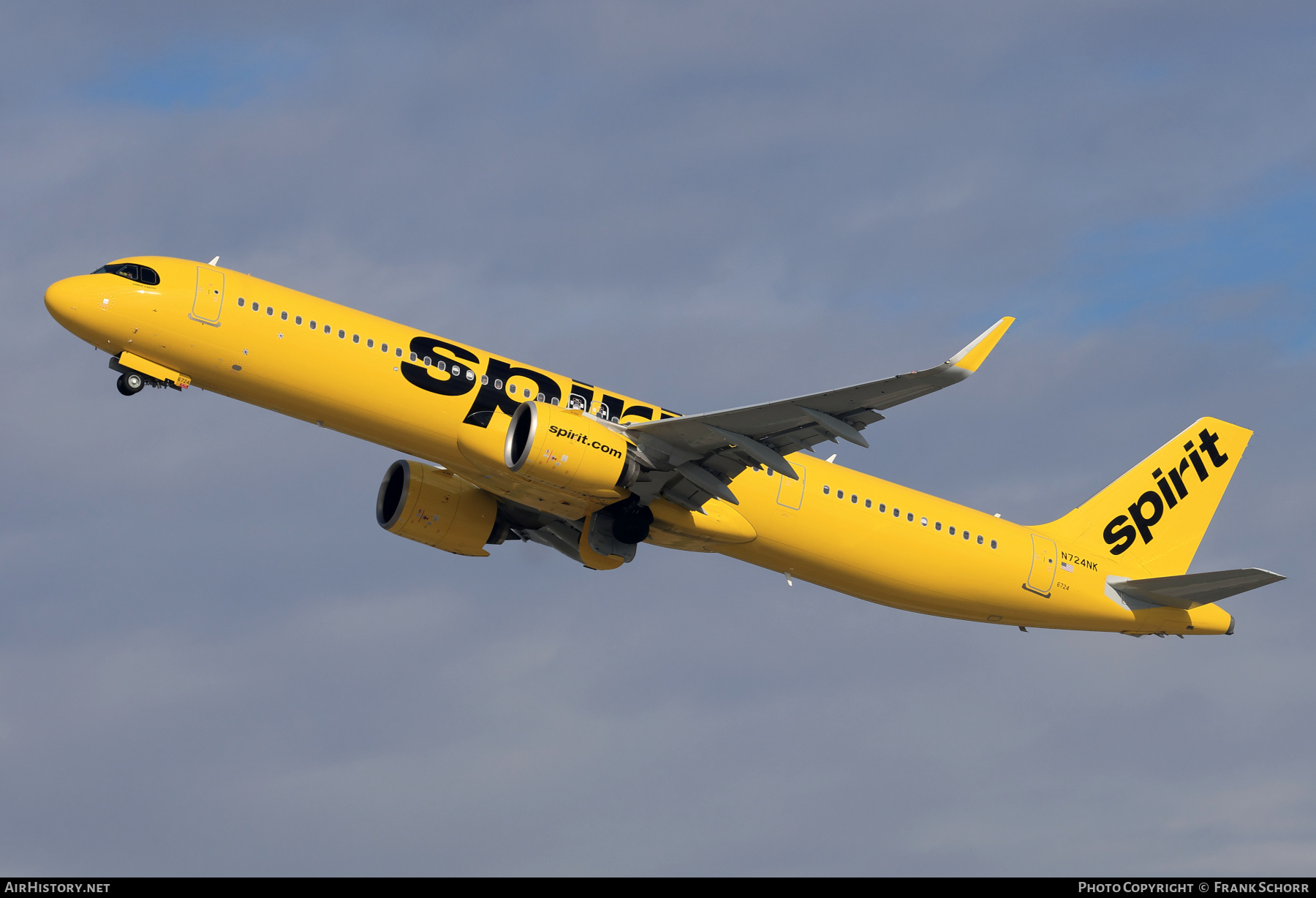 Aircraft Photo of N724NK | Airbus A321-271NX | Spirit Airlines | AirHistory.net #815704