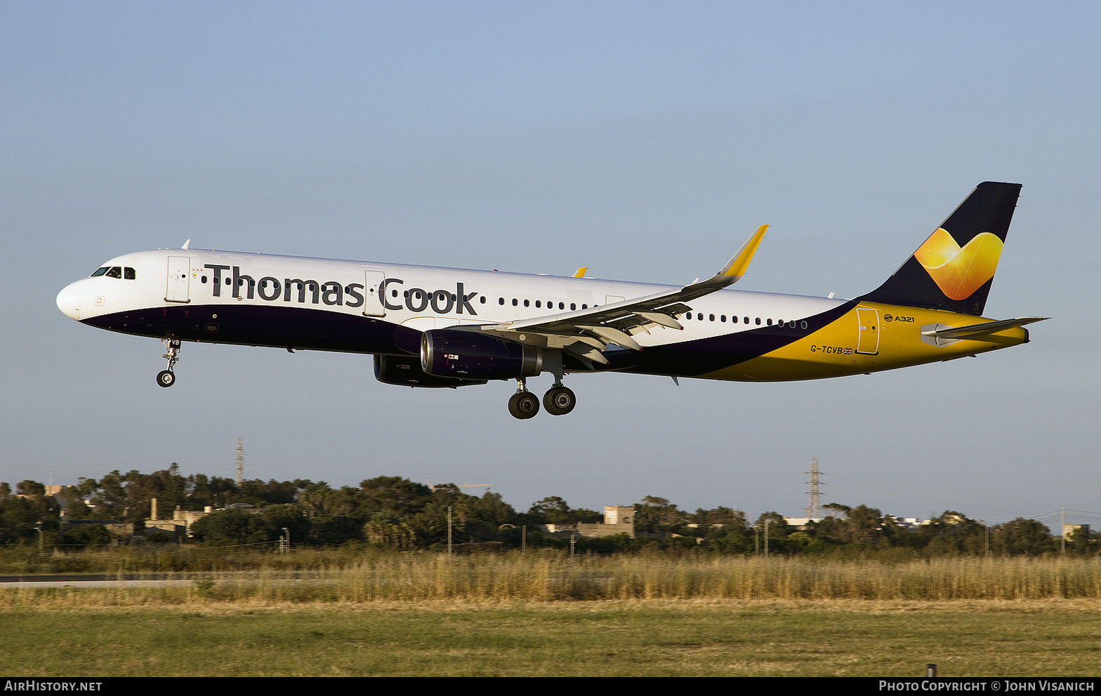 Aircraft Photo of G-TCVB | Airbus A321-231 | Thomas Cook Airlines | AirHistory.net #815722