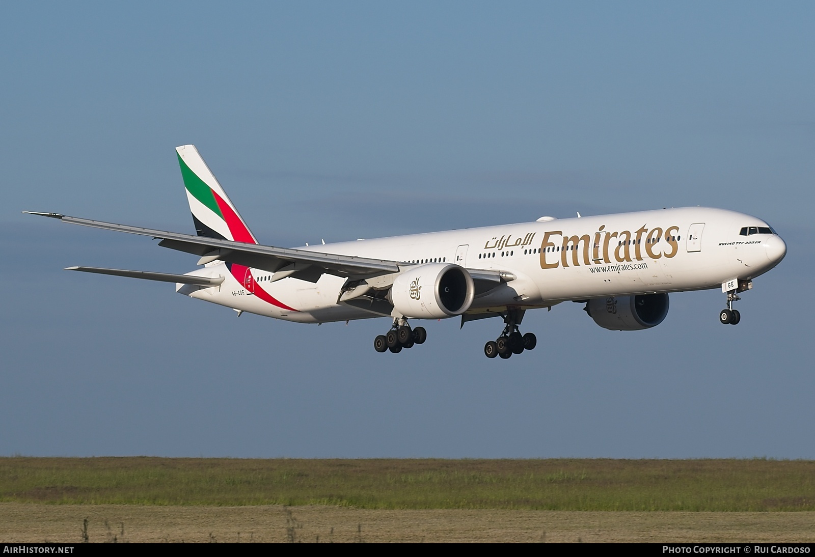 Aircraft Photo of A6-EGE | Boeing 777-31H/ER | Emirates | AirHistory.net #815750