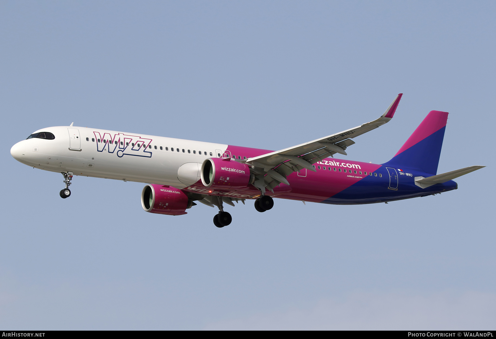 Aircraft Photo of 9H-WNU | Airbus A321-271NX | Wizz Air | AirHistory.net #815759