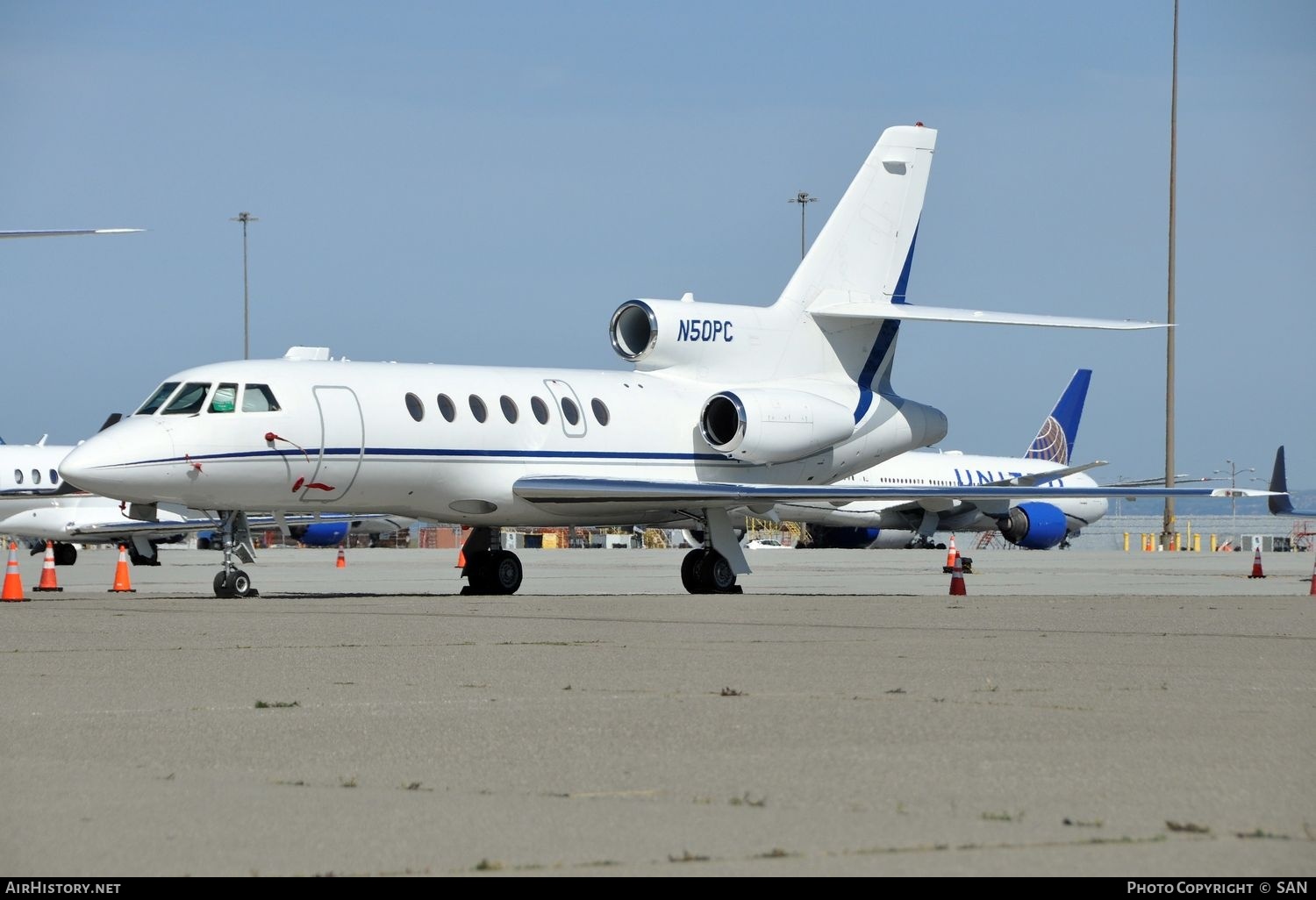 Aircraft Photo of N50PC | Dassault Falcon 50 | AirHistory.net #815784