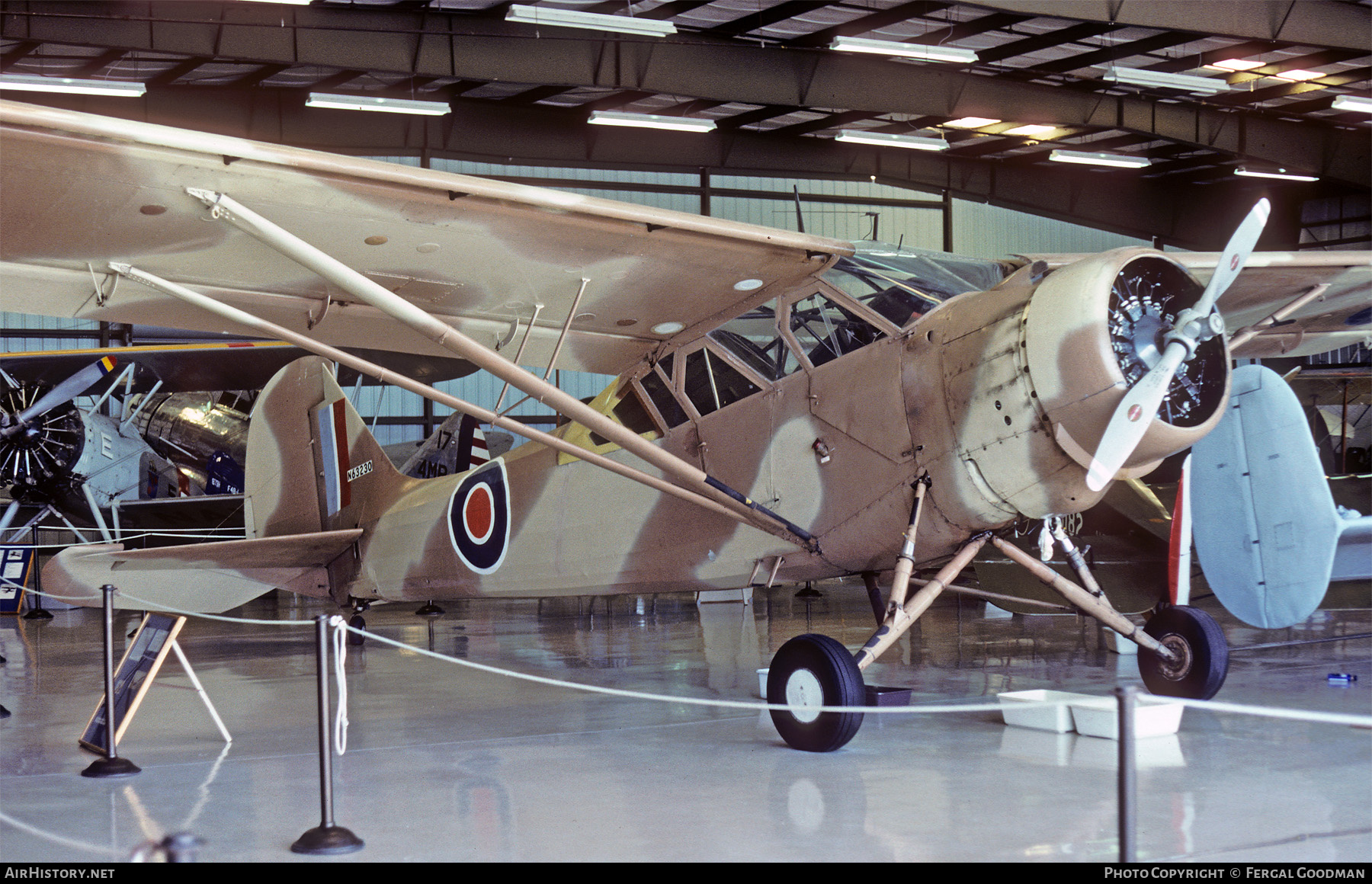 Aircraft Photo of N63230 | Stinson L-1 Vigilant | UK - Air Force | AirHistory.net #815785