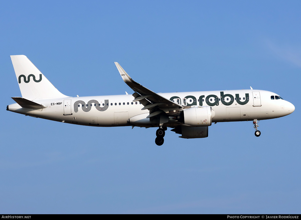 Aircraft Photo of ES-MBF | Airbus A320-271N | Marabu Airlines | AirHistory.net #815792
