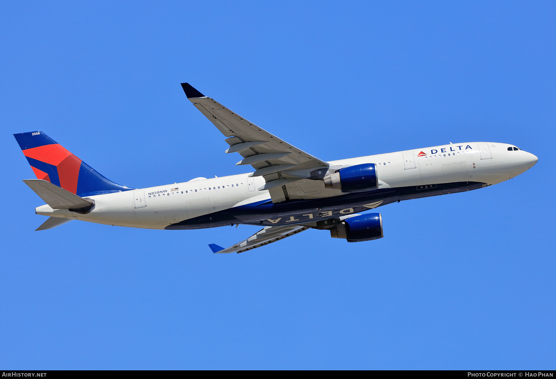 Aircraft Photo of N858NW | Airbus A330-223 | Delta Air Lines | AirHistory.net #815806