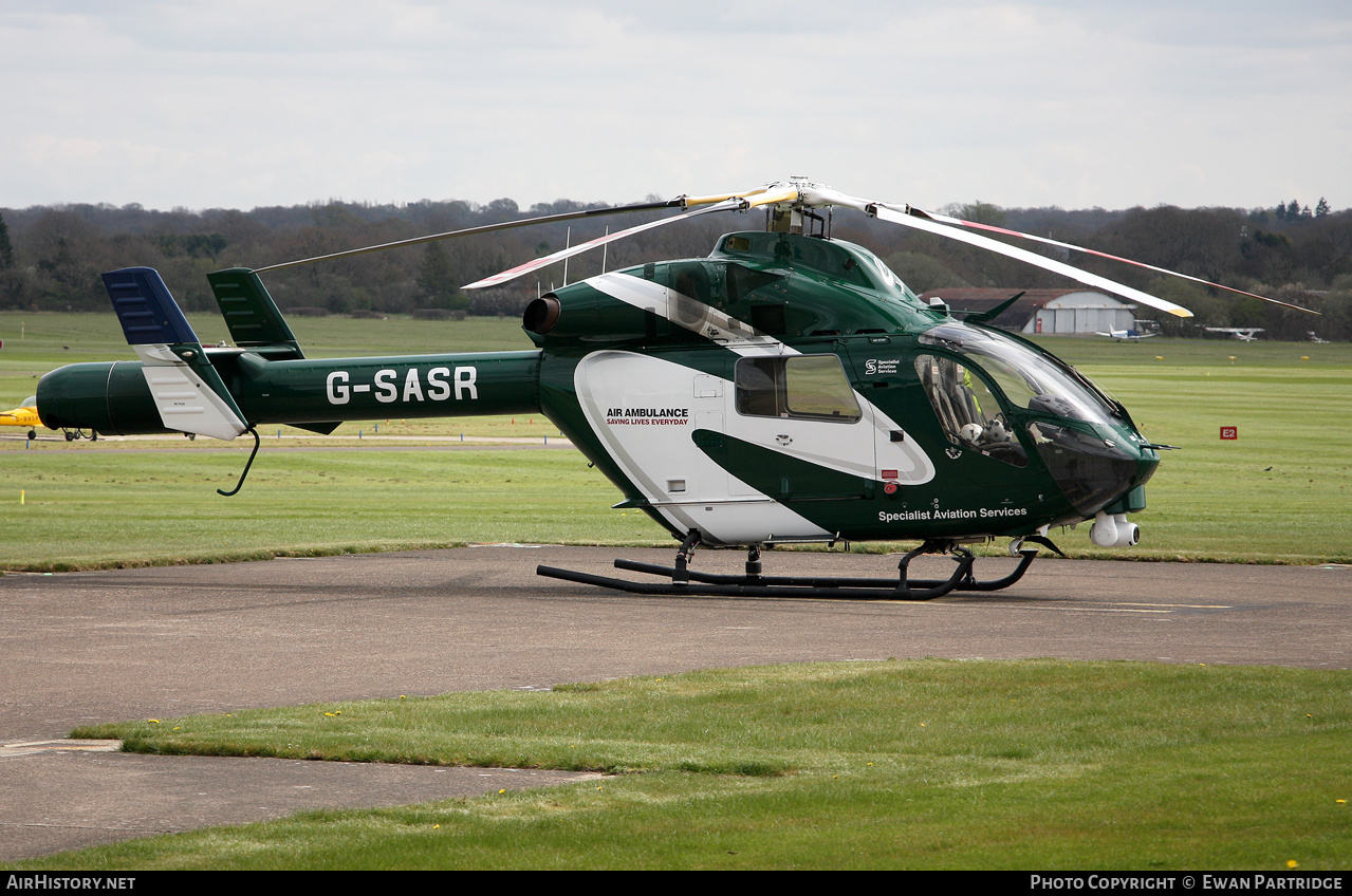 Aircraft Photo of G-SASR | MD Helicopters MD-900 Explorer | Specialist Aviation Services | AirHistory.net #815827