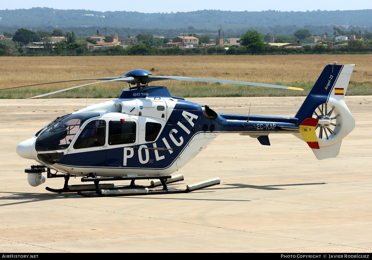 Aircraft Photo of EC-KAP | Airbus Helicopters H-135P-2+ | Policía | AirHistory.net #815830