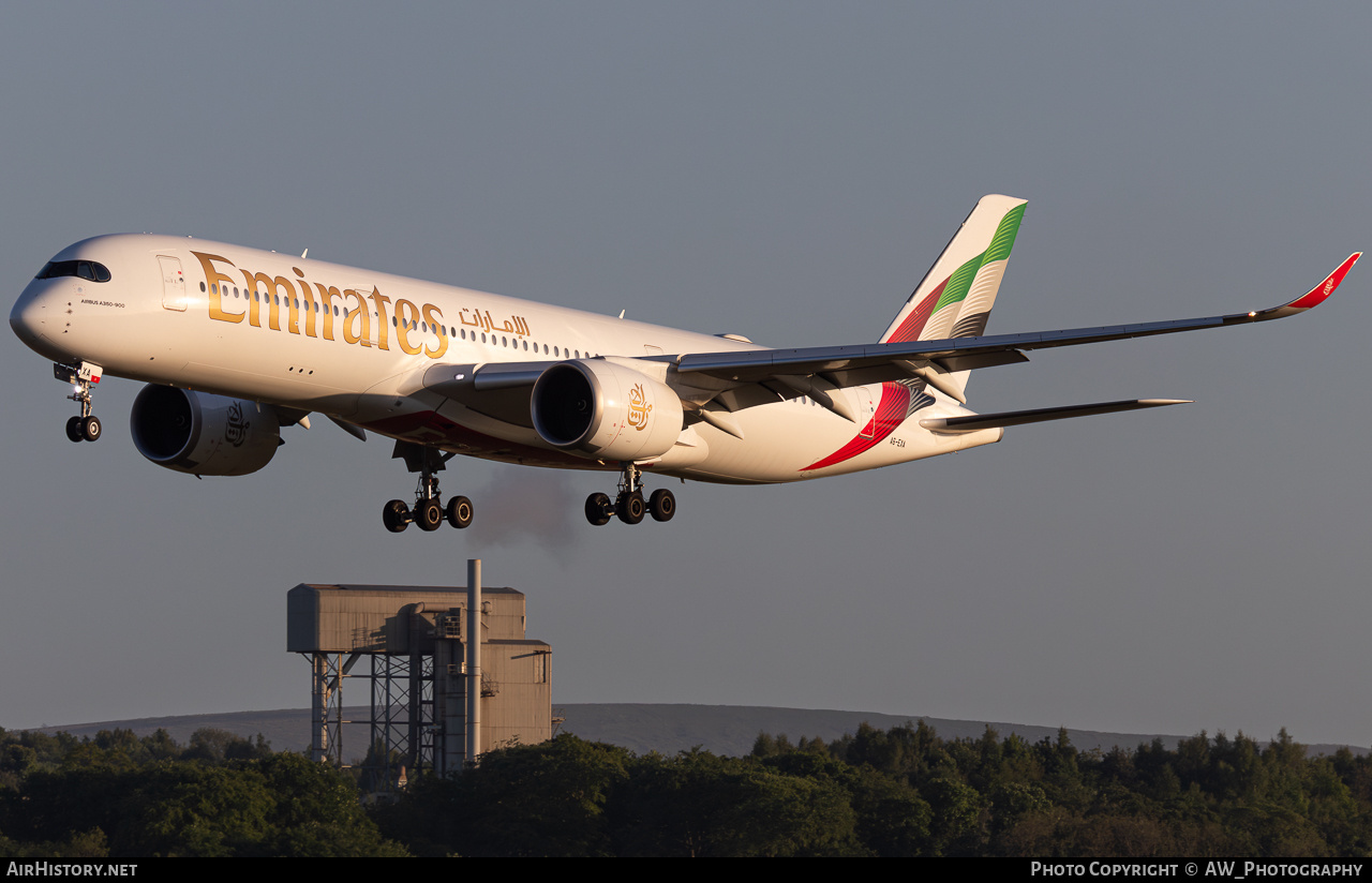 Aircraft Photo of A6-EXA | Airbus A350-941 | Emirates | AirHistory.net #815841