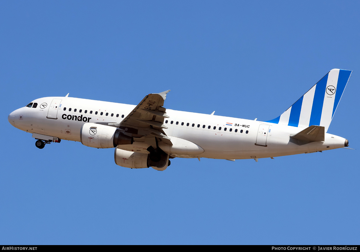 Aircraft Photo of 9A-MUC | Airbus A319-112 | Condor Flugdienst | AirHistory.net #815842