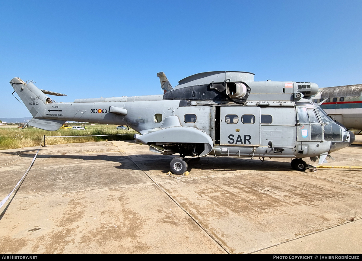Aircraft Photo of HD21-03 | Aerospatiale AS-332B Super Puma | Spain - Air Force | AirHistory.net #815846
