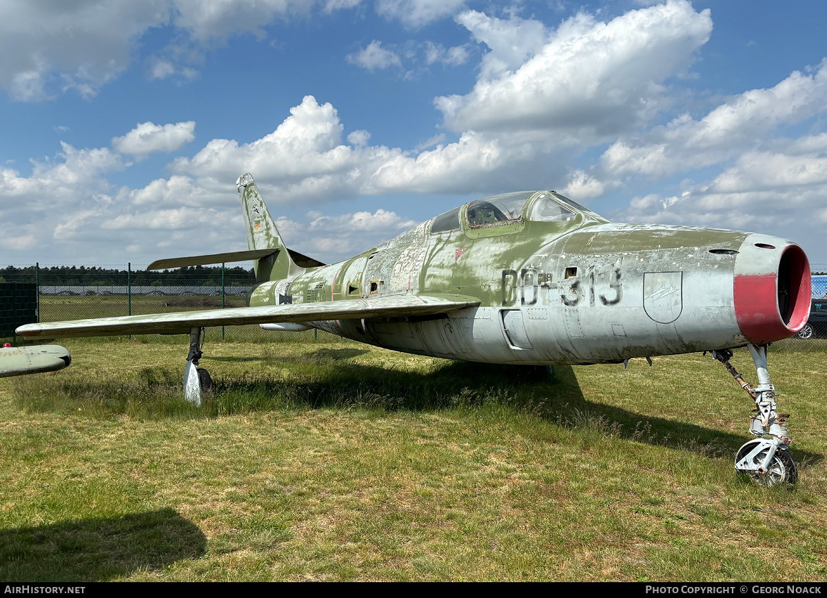 Aircraft Photo of DD-313 | Republic F-84F Thunderstreak | Germany - Air Force | AirHistory.net #815853
