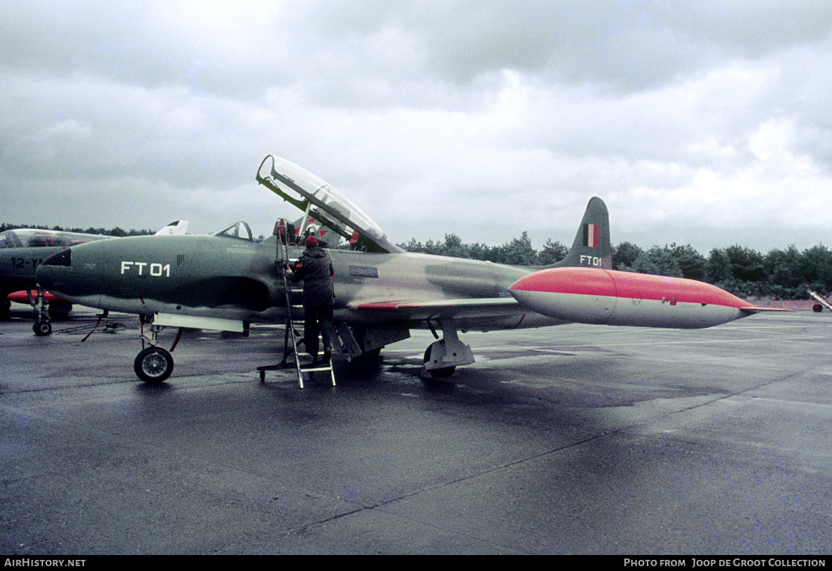 Aircraft Photo of FT01 | Lockheed T-33A | Belgium - Air Force | AirHistory.net #815867