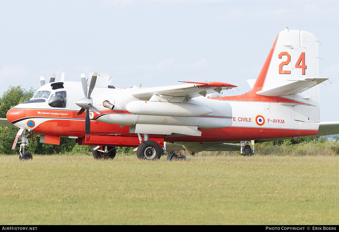 Aircraft Photo of F-AYKM | Conair S-2T Turbo Firecat | Sécurité Civile | AirHistory.net #815884