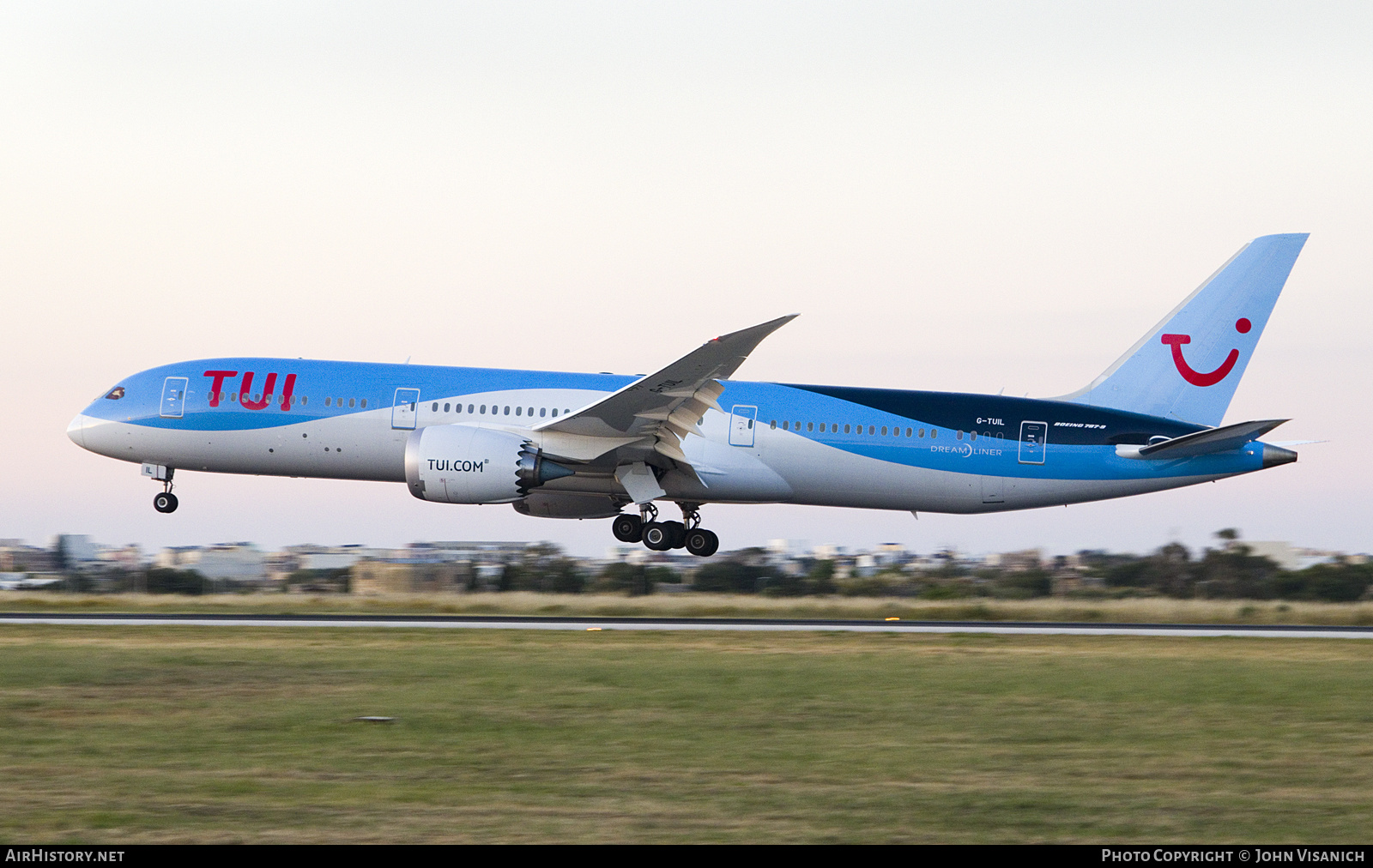 Aircraft Photo of G-TUIL | Boeing 787-9 Dreamliner | TUI | AirHistory.net #815931