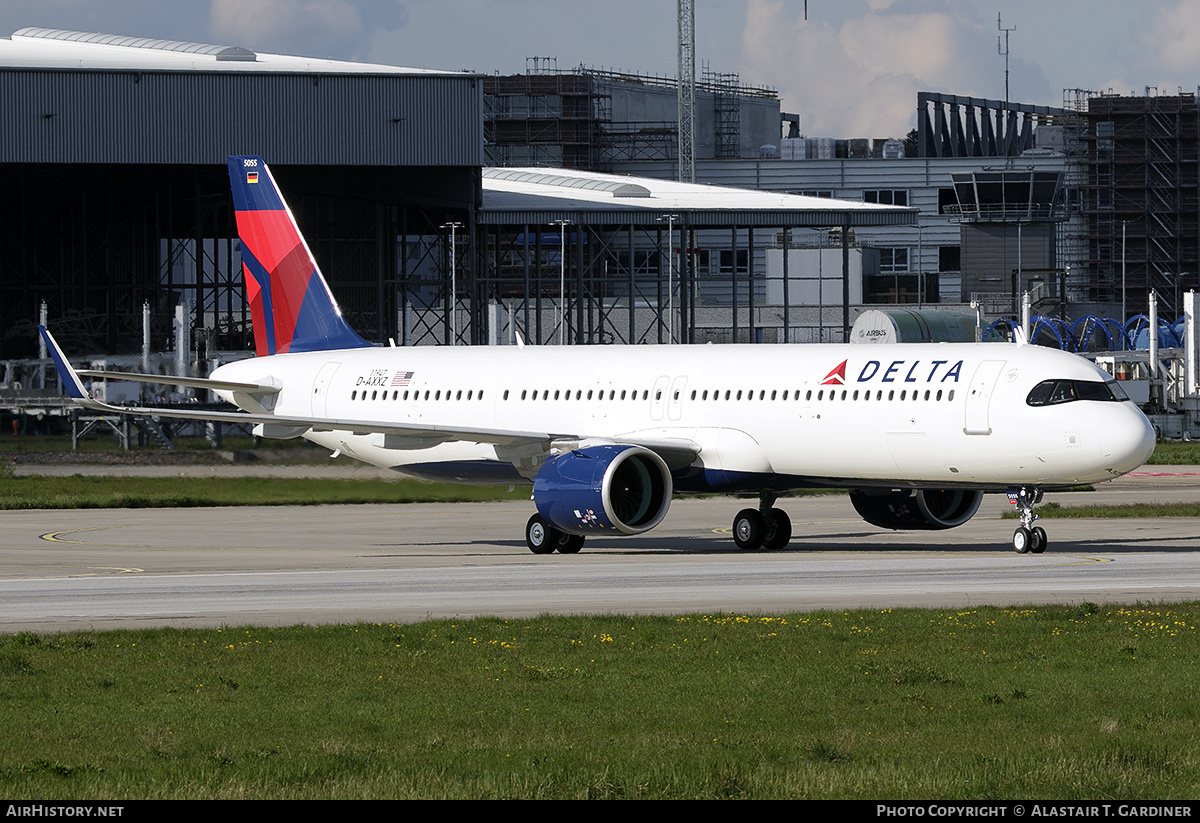 Aircraft Photo of D-AXXZ / N555DE | Airbus A320-271NX | Delta Air Lines | AirHistory.net #815942
