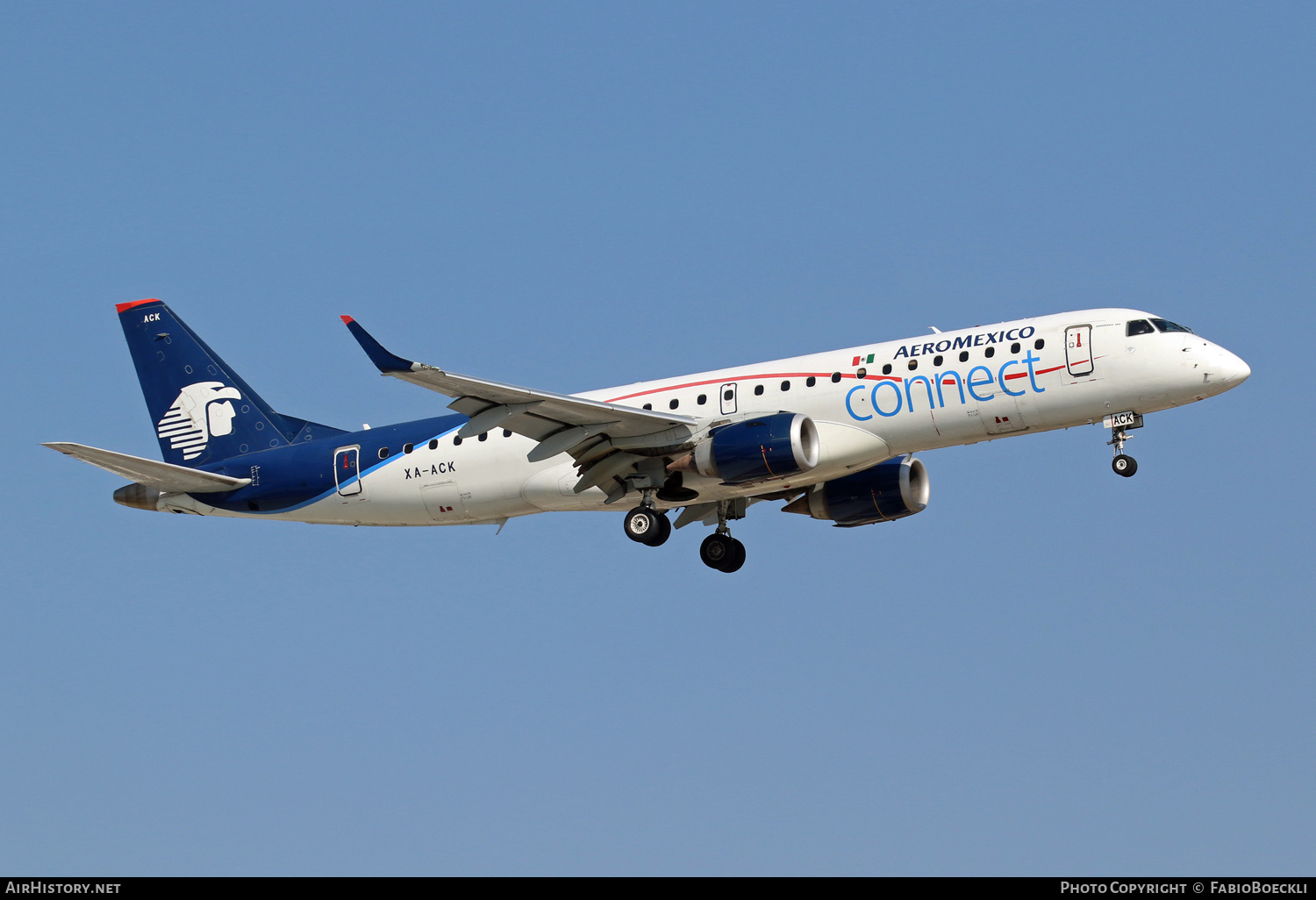 Aircraft Photo of XA-ACK | Embraer 190LR (ERJ-190-100LR) | AeroMéxico Connect | AirHistory.net #815970