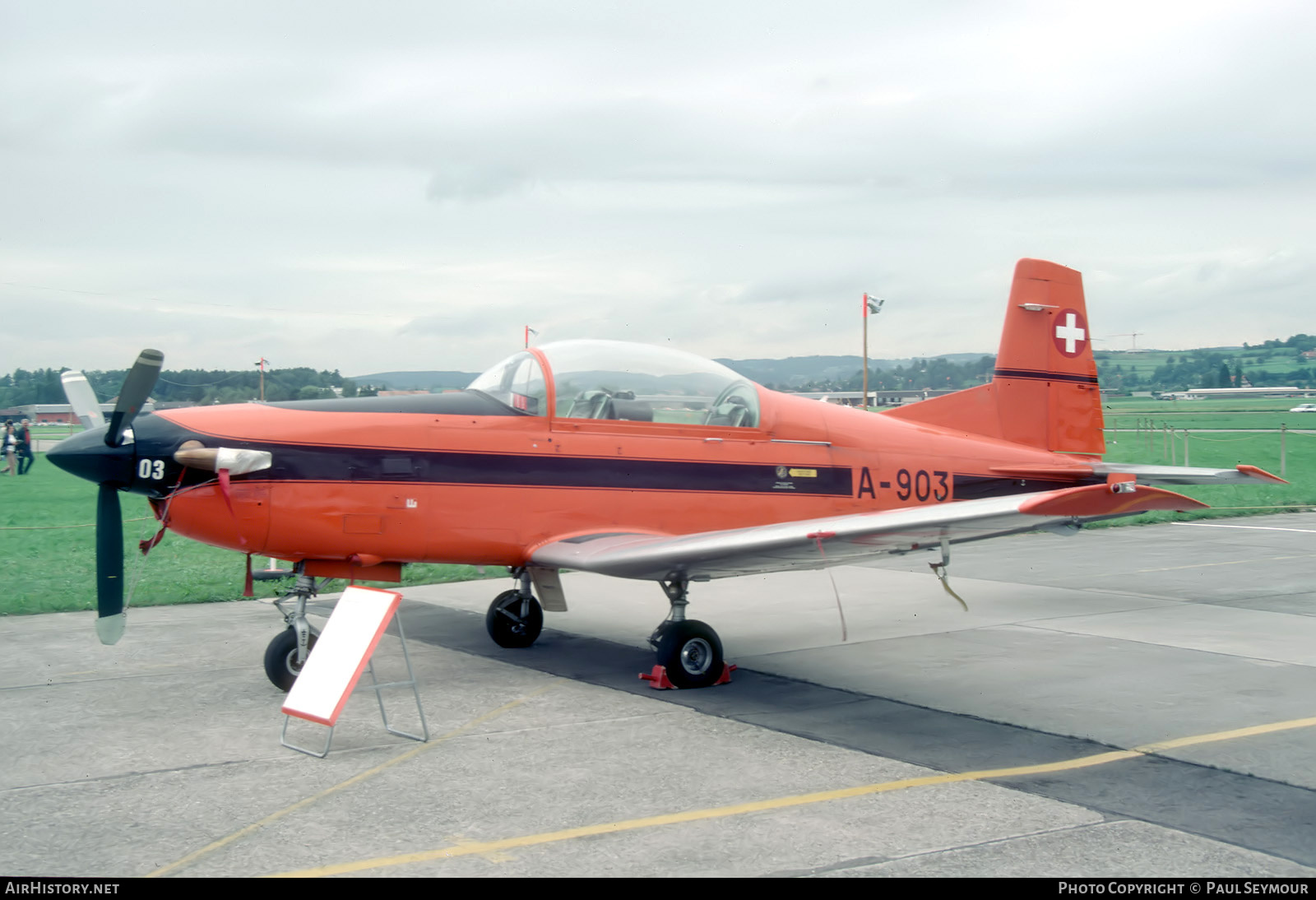 Aircraft Photo of A-903 | Pilatus PC-7 | Switzerland - Air Force | AirHistory.net #815989