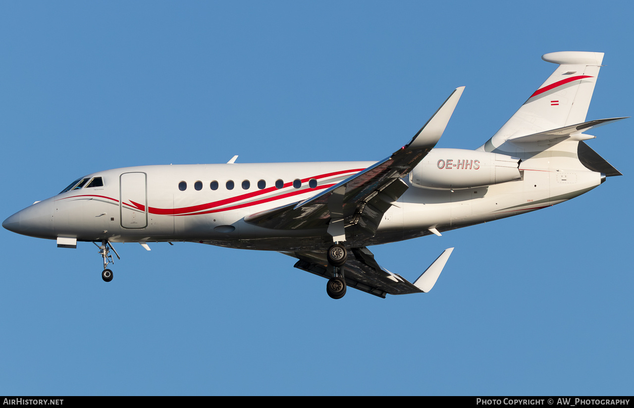 Aircraft Photo of OE-HHS | Dassault Falcon 2000LX | AirHistory.net #816003