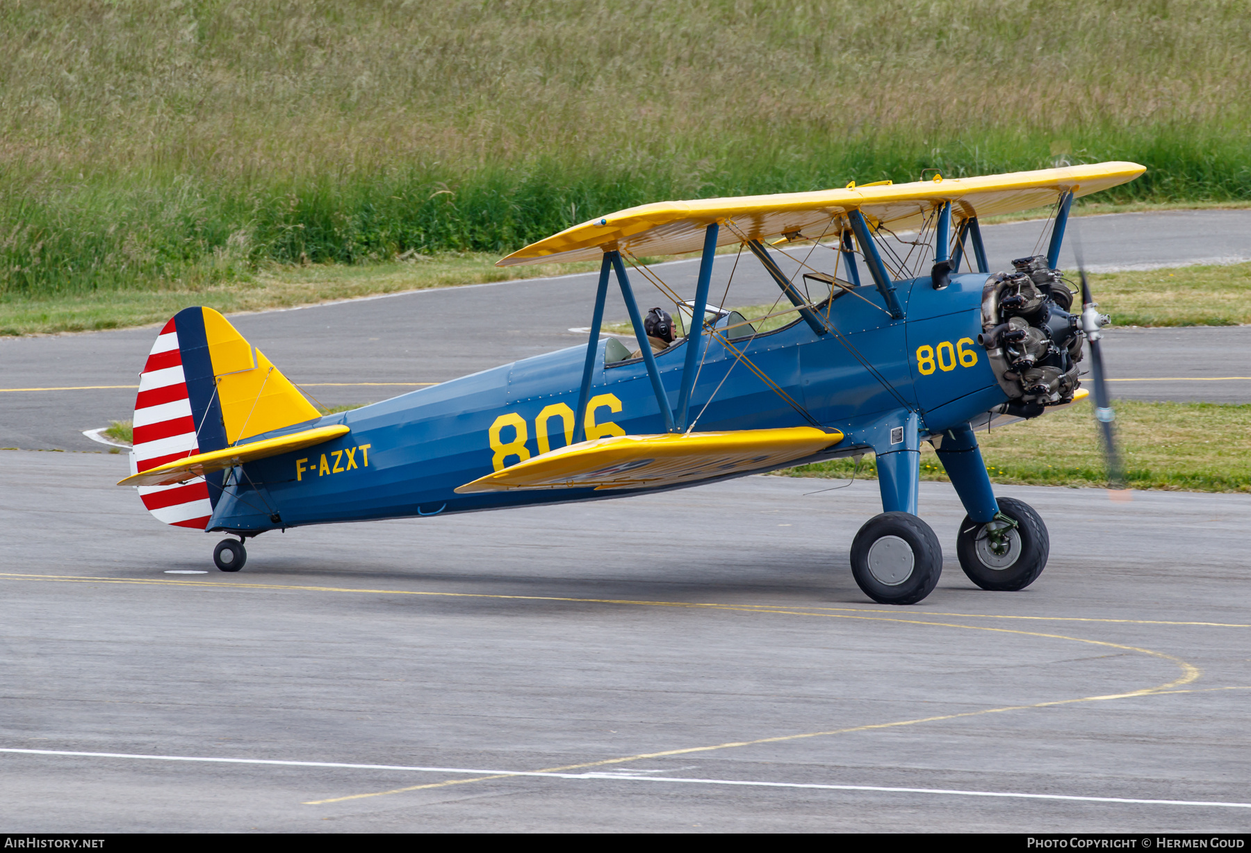 Aircraft Photo of F-AZXT | Boeing PT-17/R755 Kaydet (A75N1) | AirHistory.net #816004