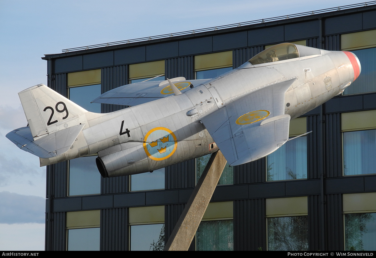 Aircraft Photo of 29401 | Saab J29F Tunnan | Sweden - Air Force | AirHistory.net #816033