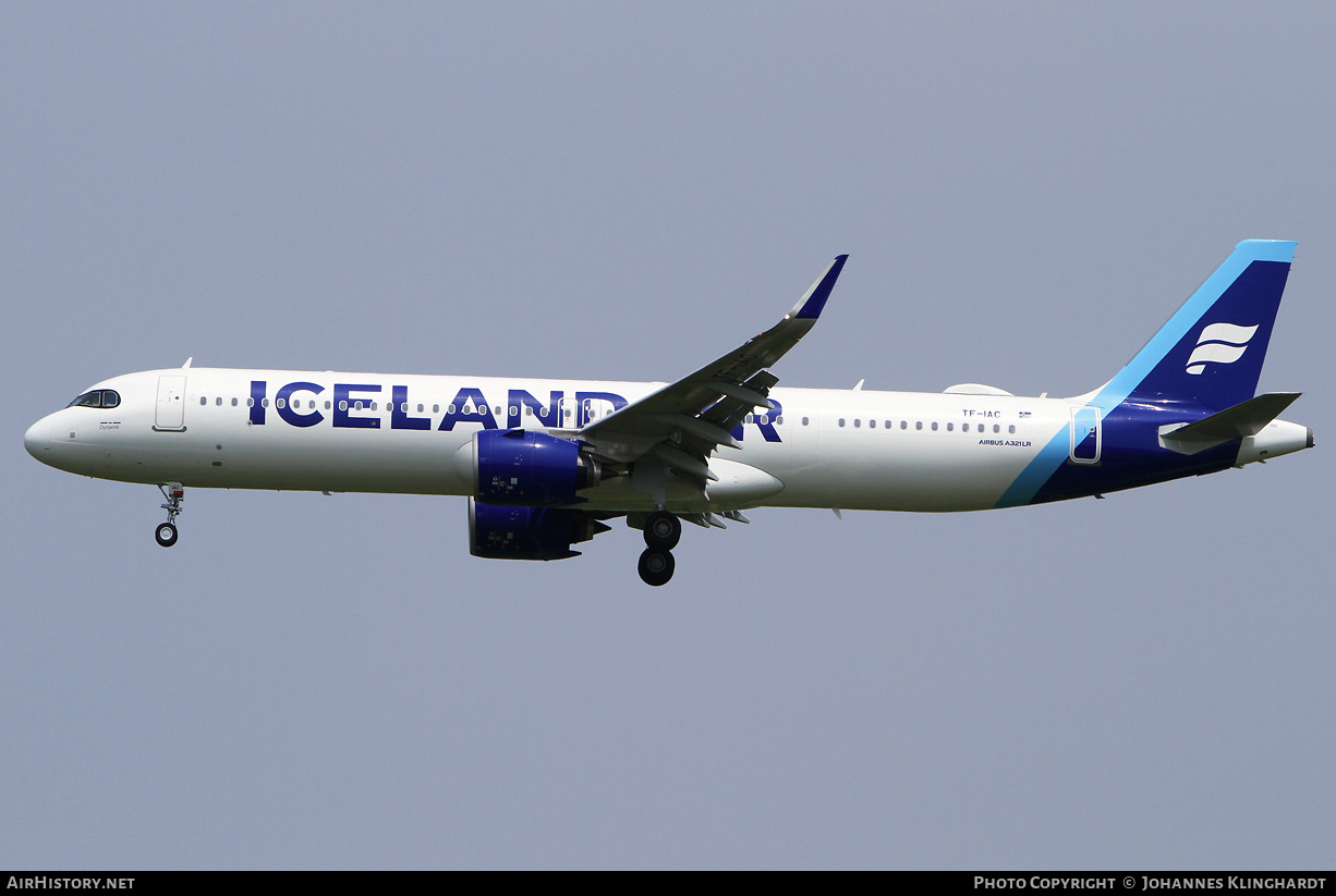 Aircraft Photo of TF-IAC | Airbus A321-271NX | Icelandair | AirHistory.net #816041