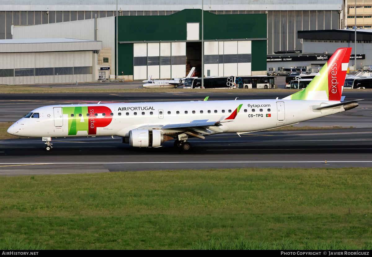 Aircraft Photo of CS-TPQ | Embraer 190LR (ERJ-190-100LR) | TAP Air Portugal Express | AirHistory.net #816052