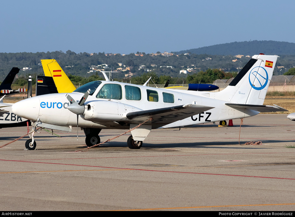 Aircraft Photo of EC-CFZ | Beech 58 Baron | Euroairlines | AirHistory.net #816061