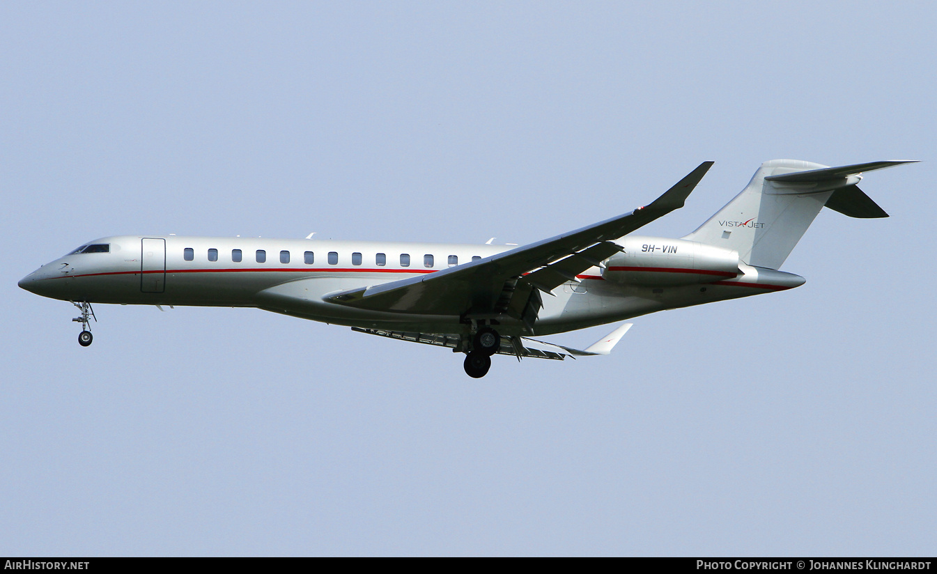 Aircraft Photo of 9H-VIN | Bombardier Global 7500 (BD-700-2A12) | VistaJet | AirHistory.net #816068