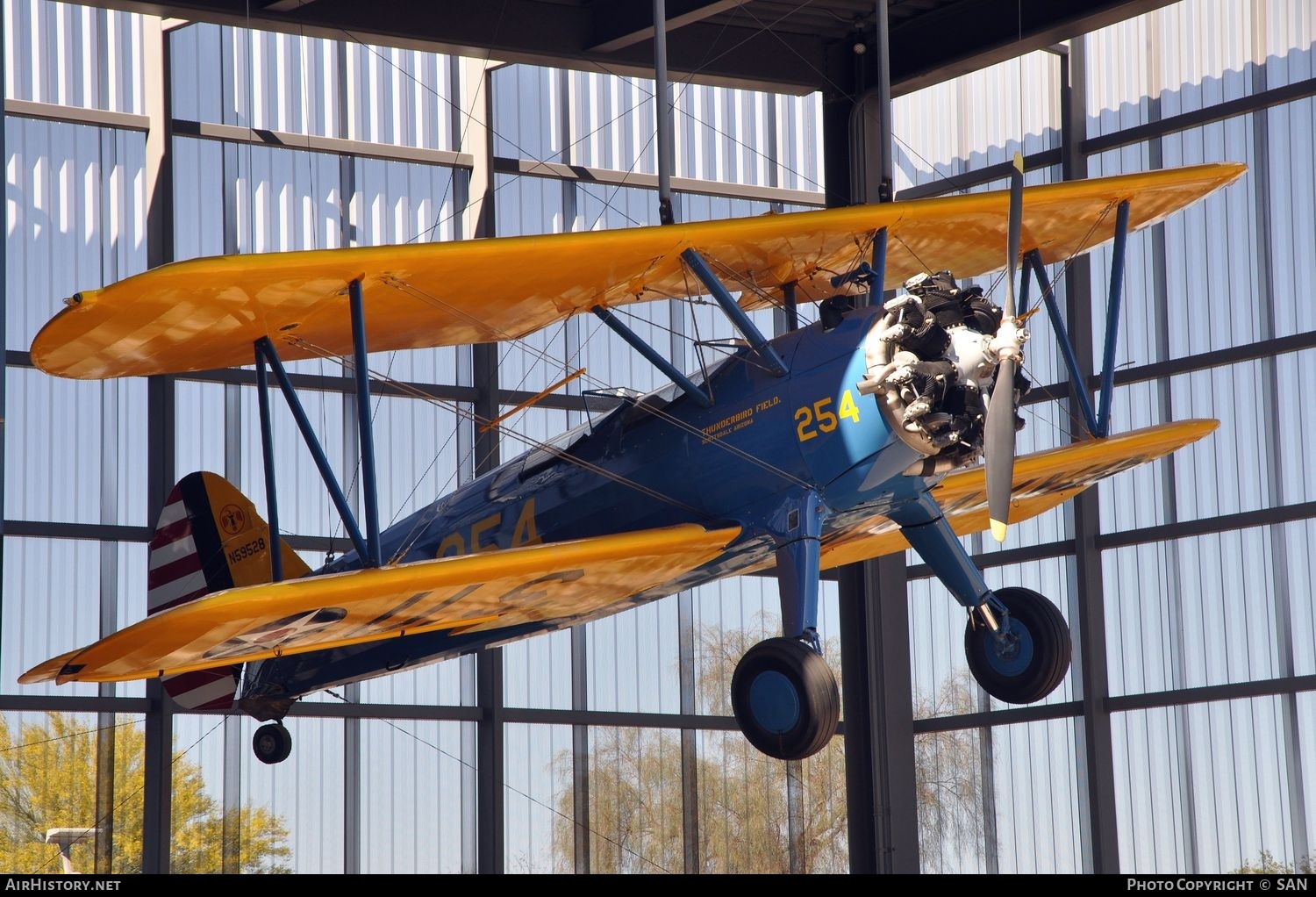 Aircraft Photo of N59528 | Stearman A75N1 Kaydet | USA - Air Force | AirHistory.net #816080