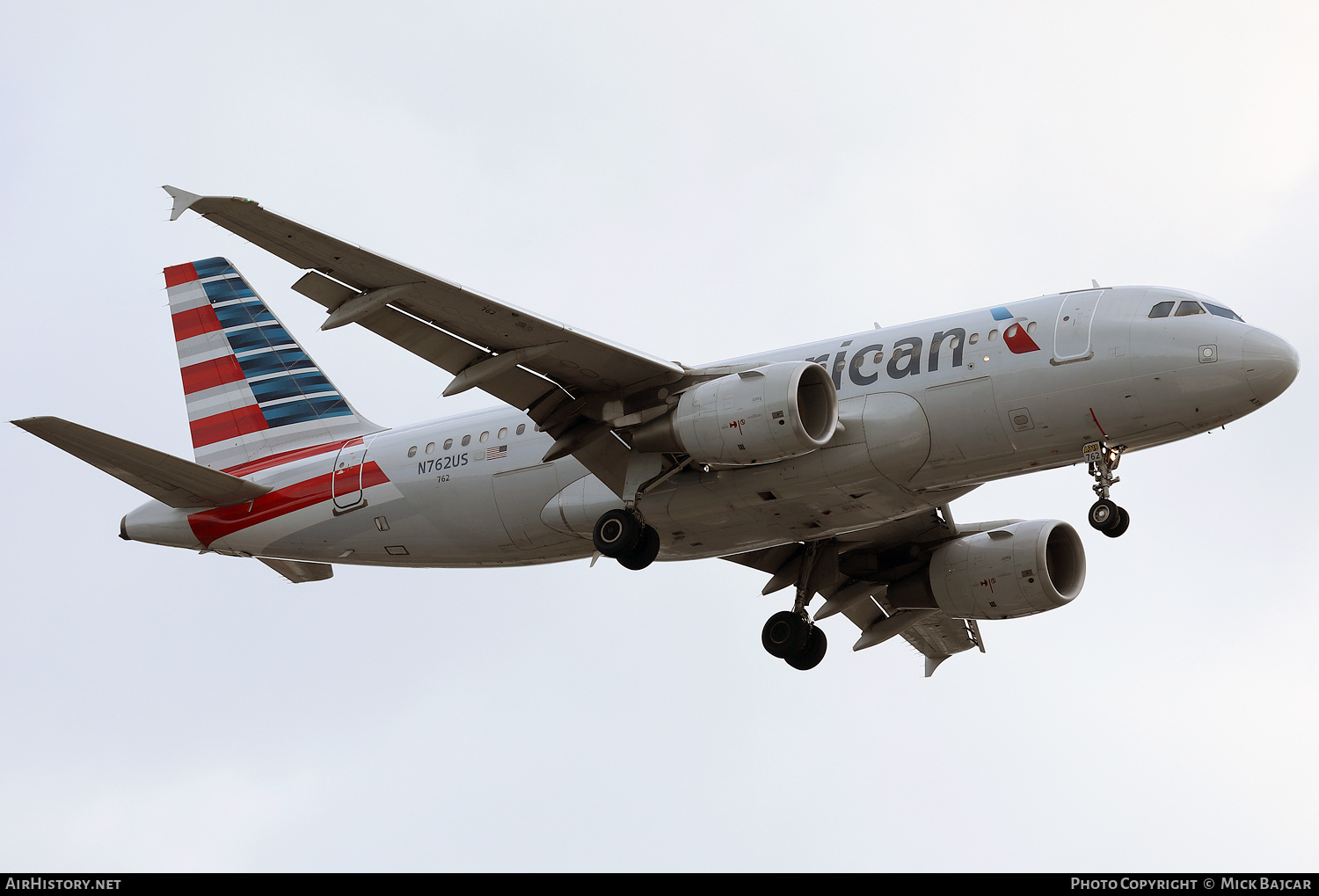 Aircraft Photo of N762US | Airbus A319-112 | American Airlines | AirHistory.net #816090