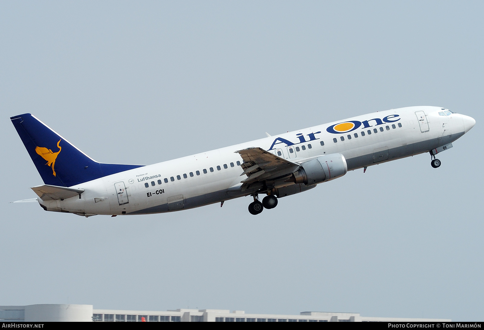 Aircraft Photo of EI-COI | Boeing 737-430 | Air One | AirHistory.net #816093
