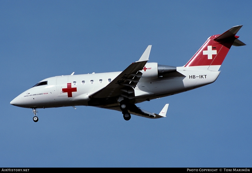 Aircraft Photo of HB-IKT | Canadair Challenger 601-3A (CL-600-2B16) | REGA - Swiss Air Ambulance | AirHistory.net #816094