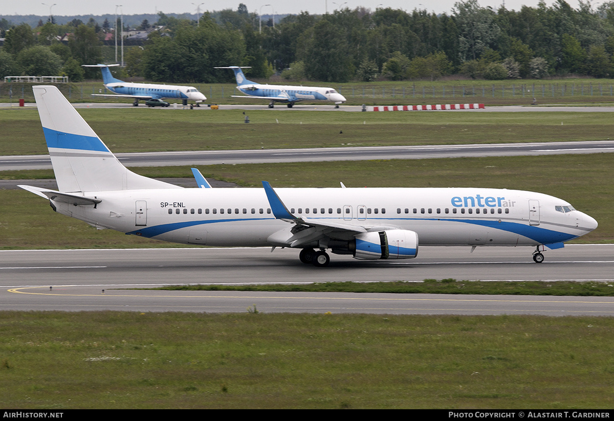 Aircraft Photo of SP-ENL | Boeing 737-8CX | Enter Air | AirHistory.net #816096