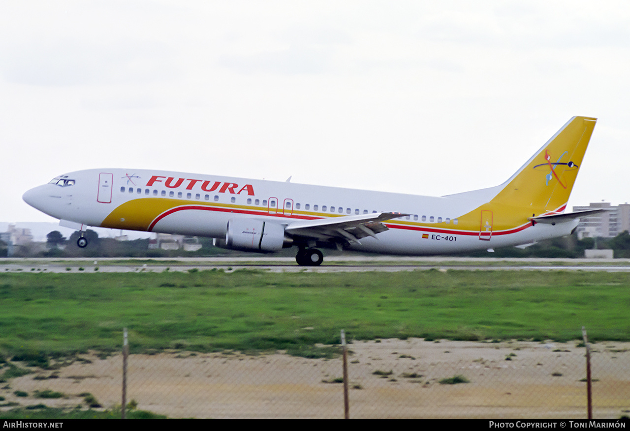 Aircraft Photo of EC-401 | Boeing 737-4Y0 | Futura International Airways | AirHistory.net #816122