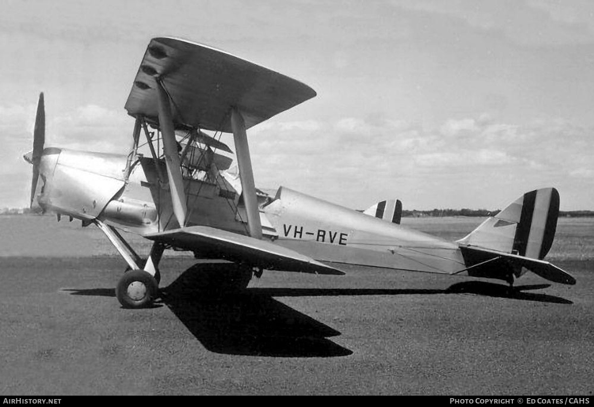 Aircraft Photo of VH-RVE | De Havilland D.H. 82A Tiger Moth | AirHistory.net #816151