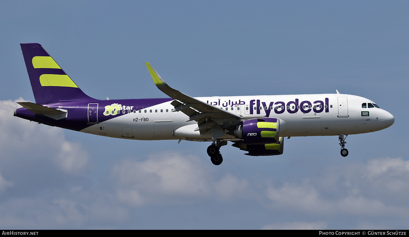 Aircraft Photo of HZ-FBD | Airbus A320-251N | Flyadeal | AirHistory.net #816159