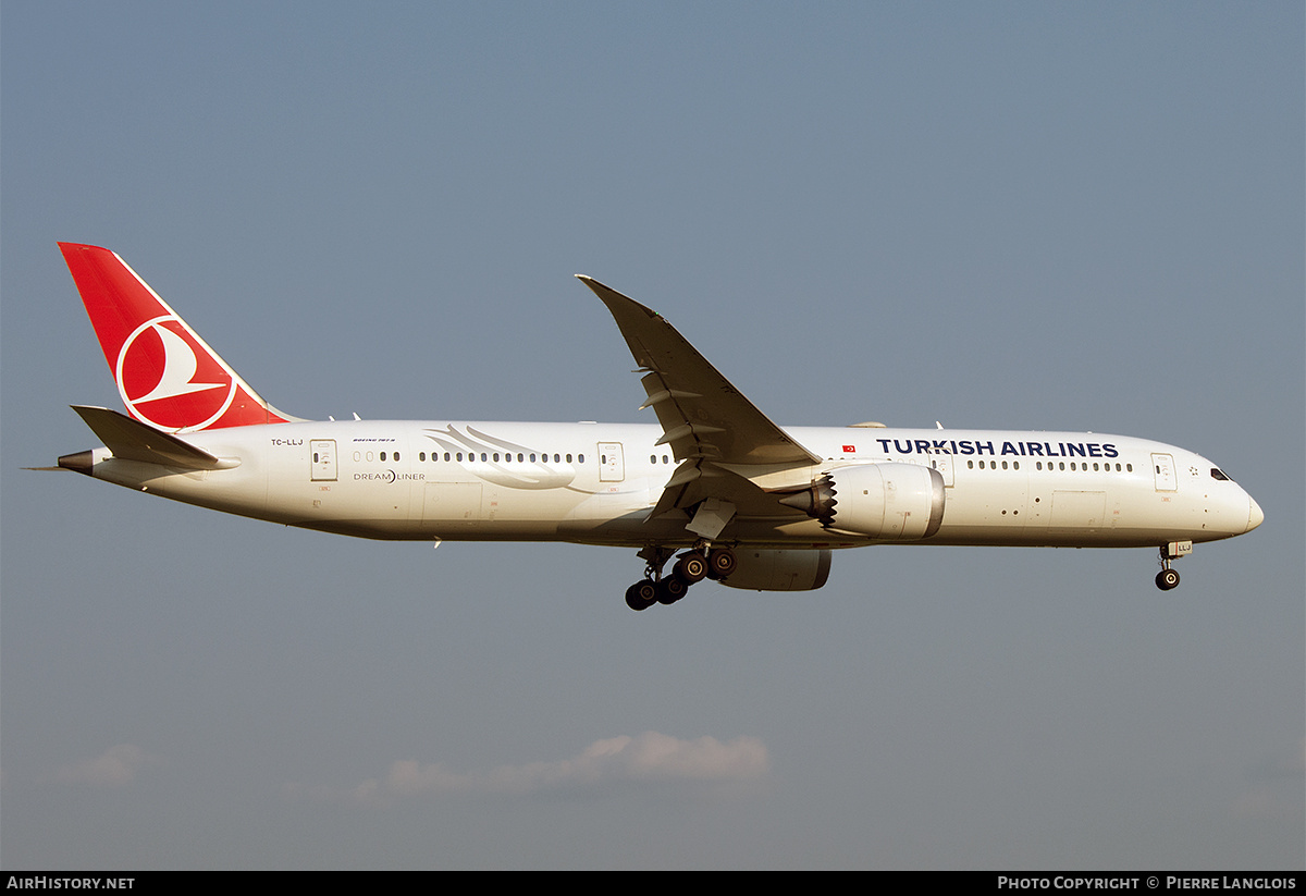 Aircraft Photo of TC-LLJ | Boeing 787-9 Dreamliner | Turkish Airlines | AirHistory.net #816162