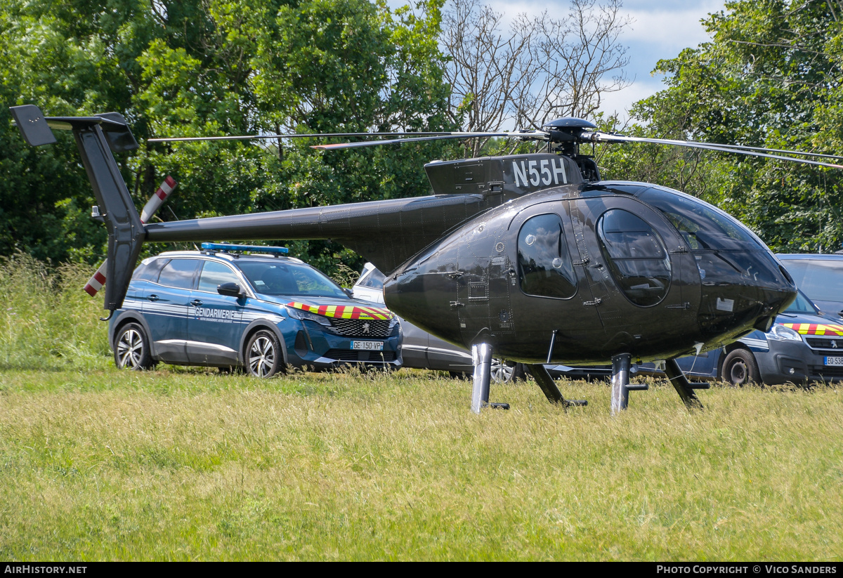 Aircraft Photo of N55H | McDonnell Douglas MD-500E (369E) | AirHistory.net #816166
