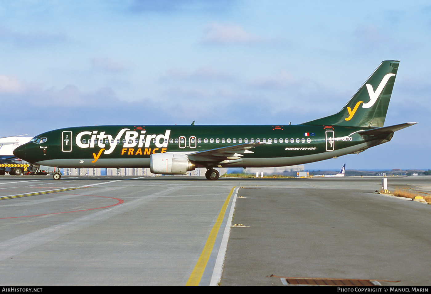 Aircraft Photo of F-GLTG | Boeing 737-43Q | CityBird France | AirHistory.net #816186