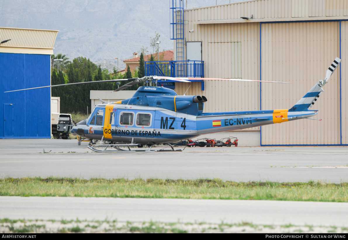 Aircraft Photo of EC-NVM | Bell 412HP | Gobierno de España | AirHistory.net #816189