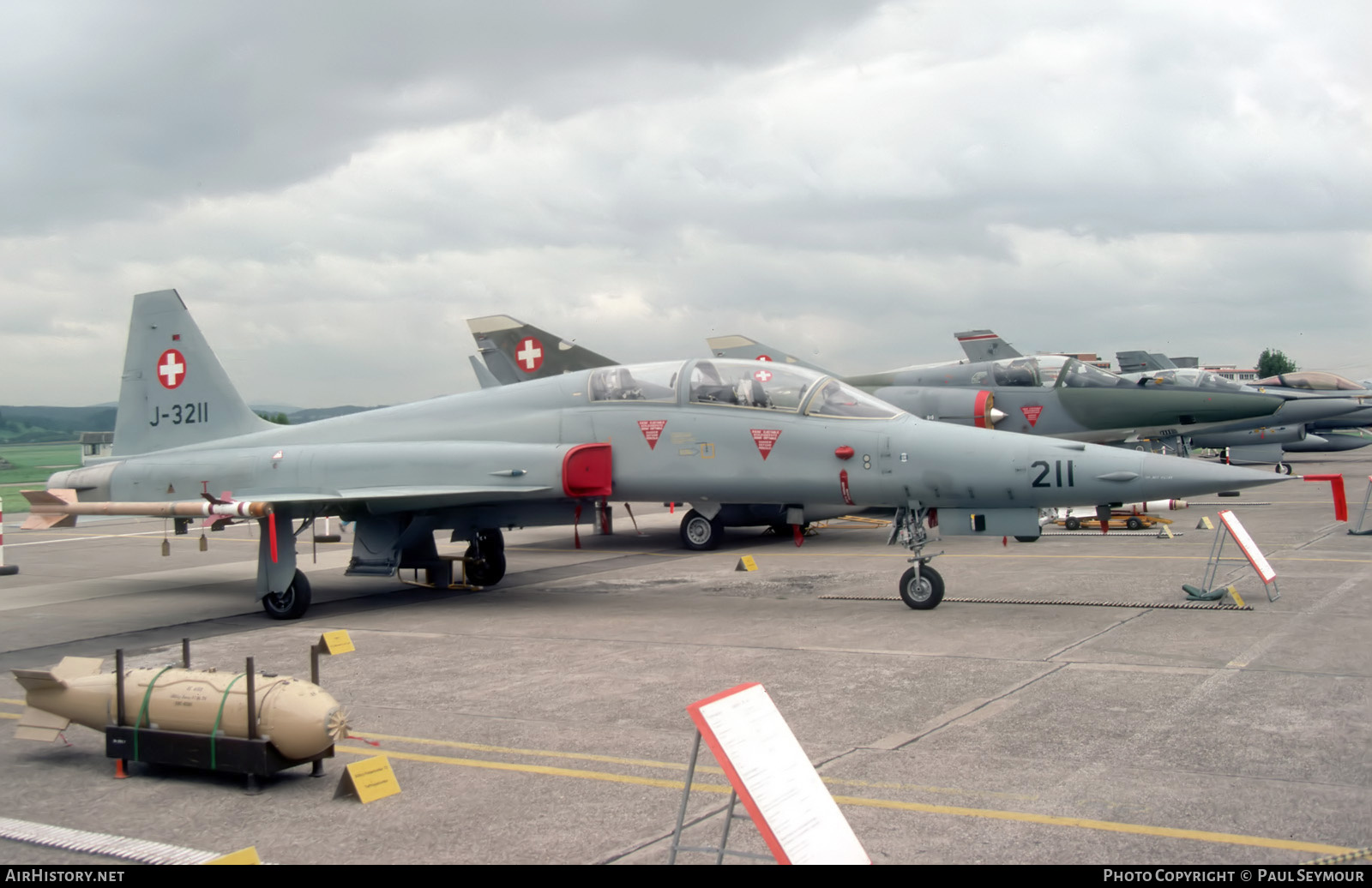 Aircraft Photo of J-3211 | Northrop F-5F Tiger II | Switzerland - Air Force | AirHistory.net #816202