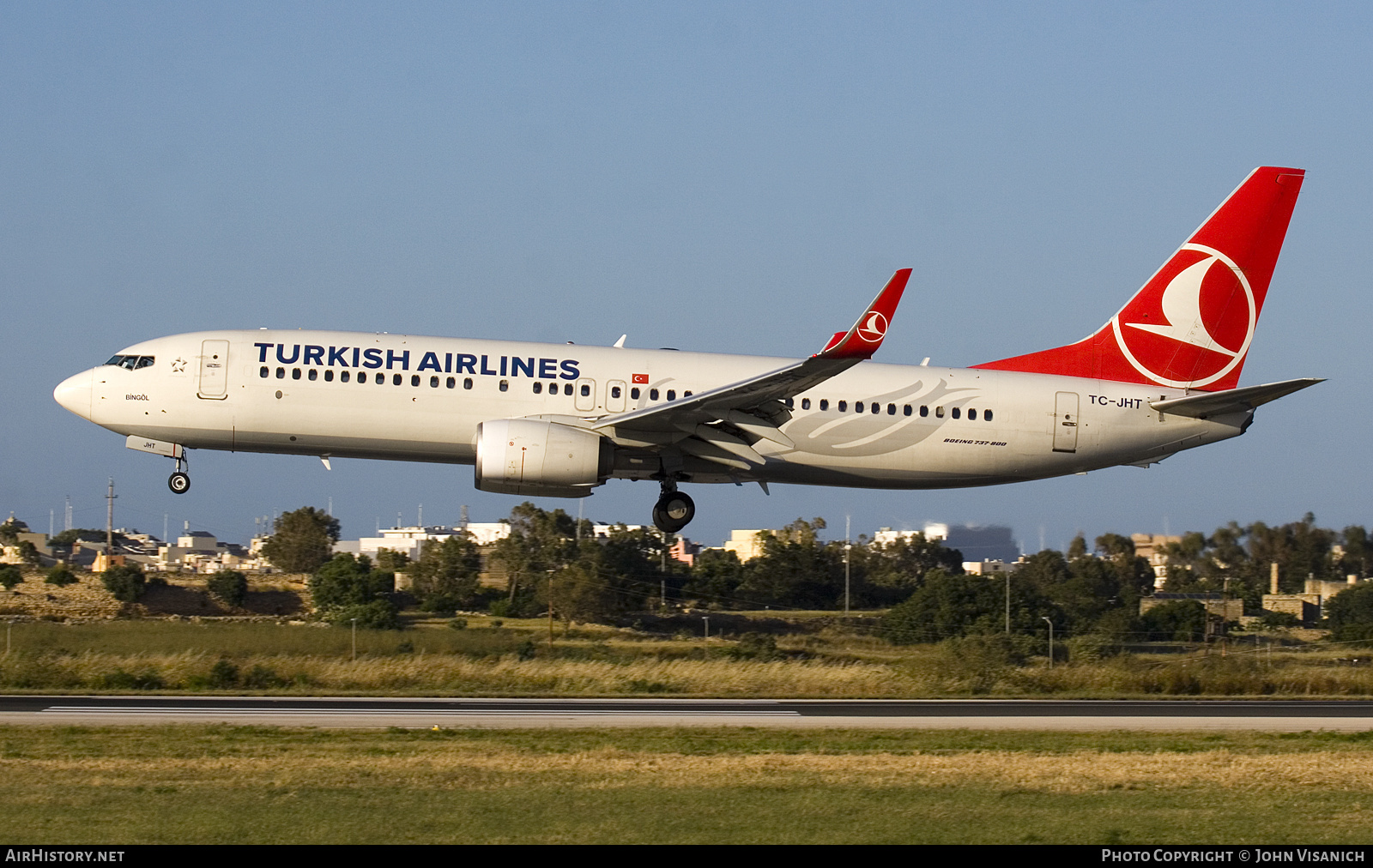 Aircraft Photo of TC-JHT | Boeing 737-8F2 | Turkish Airlines | AirHistory.net #816210