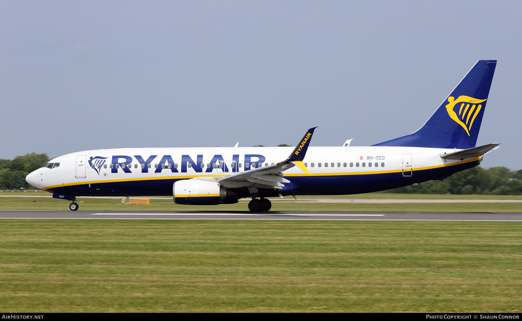 Aircraft Photo of 9H-QEB | Boeing 737-800 | Ryanair | AirHistory.net #816211