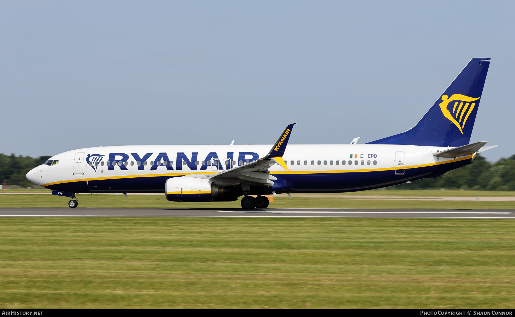 Aircraft Photo of EI-EPB | Boeing 737-8AS | Ryanair | AirHistory.net #816216