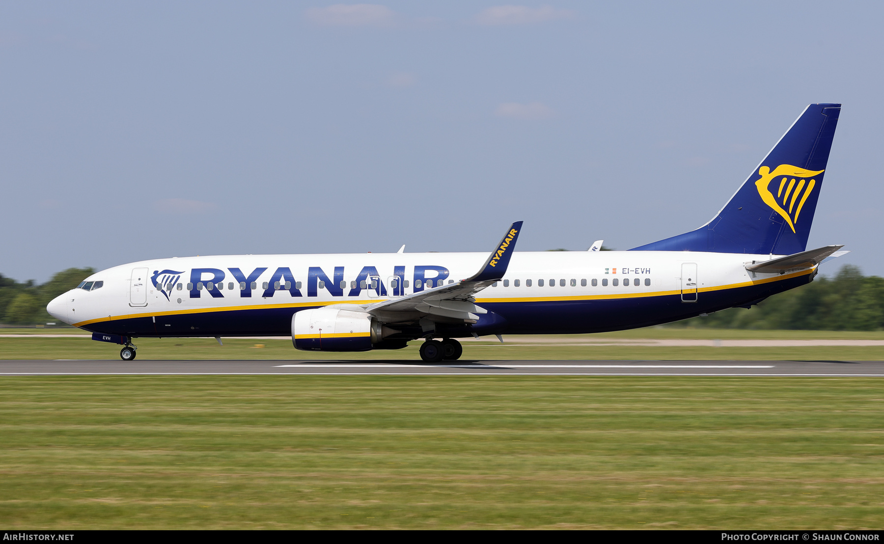 Aircraft Photo of EI-EVH | Boeing 737-8AS | Ryanair | AirHistory.net #816217