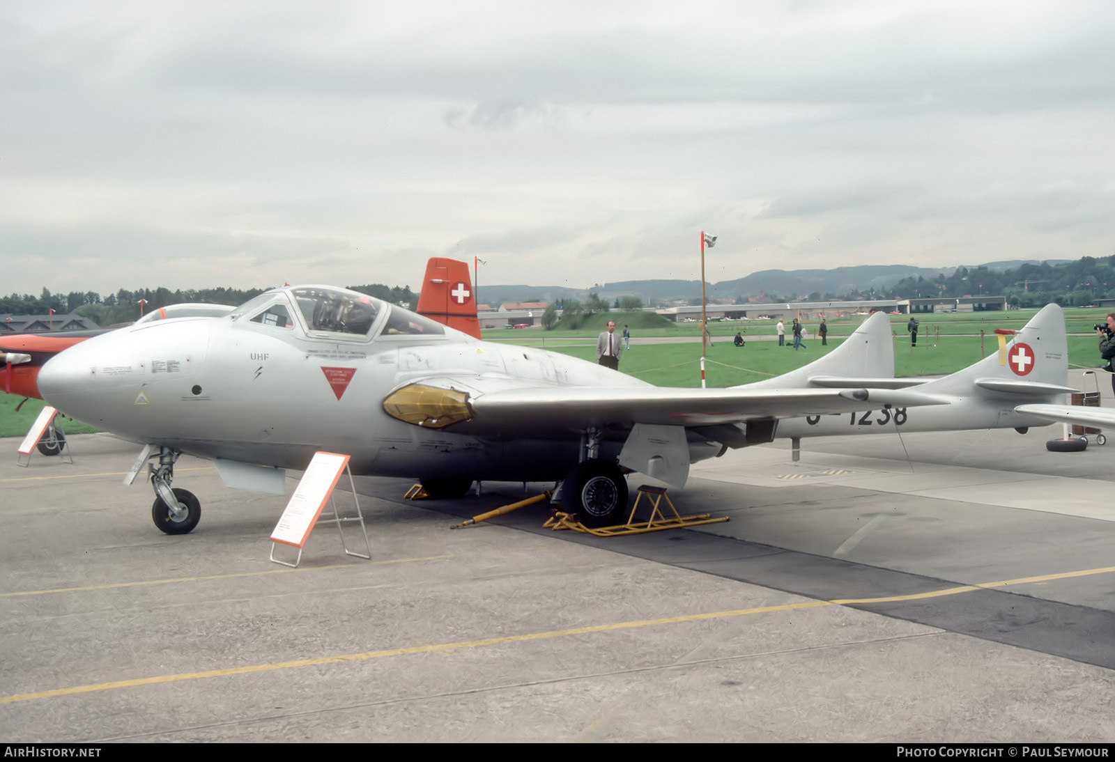 Aircraft Photo of U-1238 | De Havilland D.H. 115 Vampire T55 | Switzerland - Air Force | AirHistory.net #816240