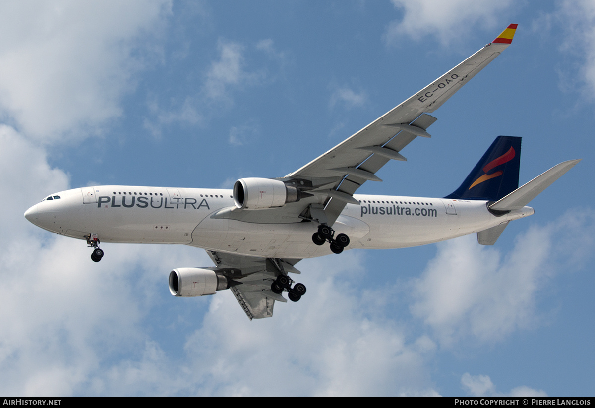 Aircraft Photo of EC-OAQ | Airbus A330-202 | Plus Ultra Líneas Aéreas | AirHistory.net #816253