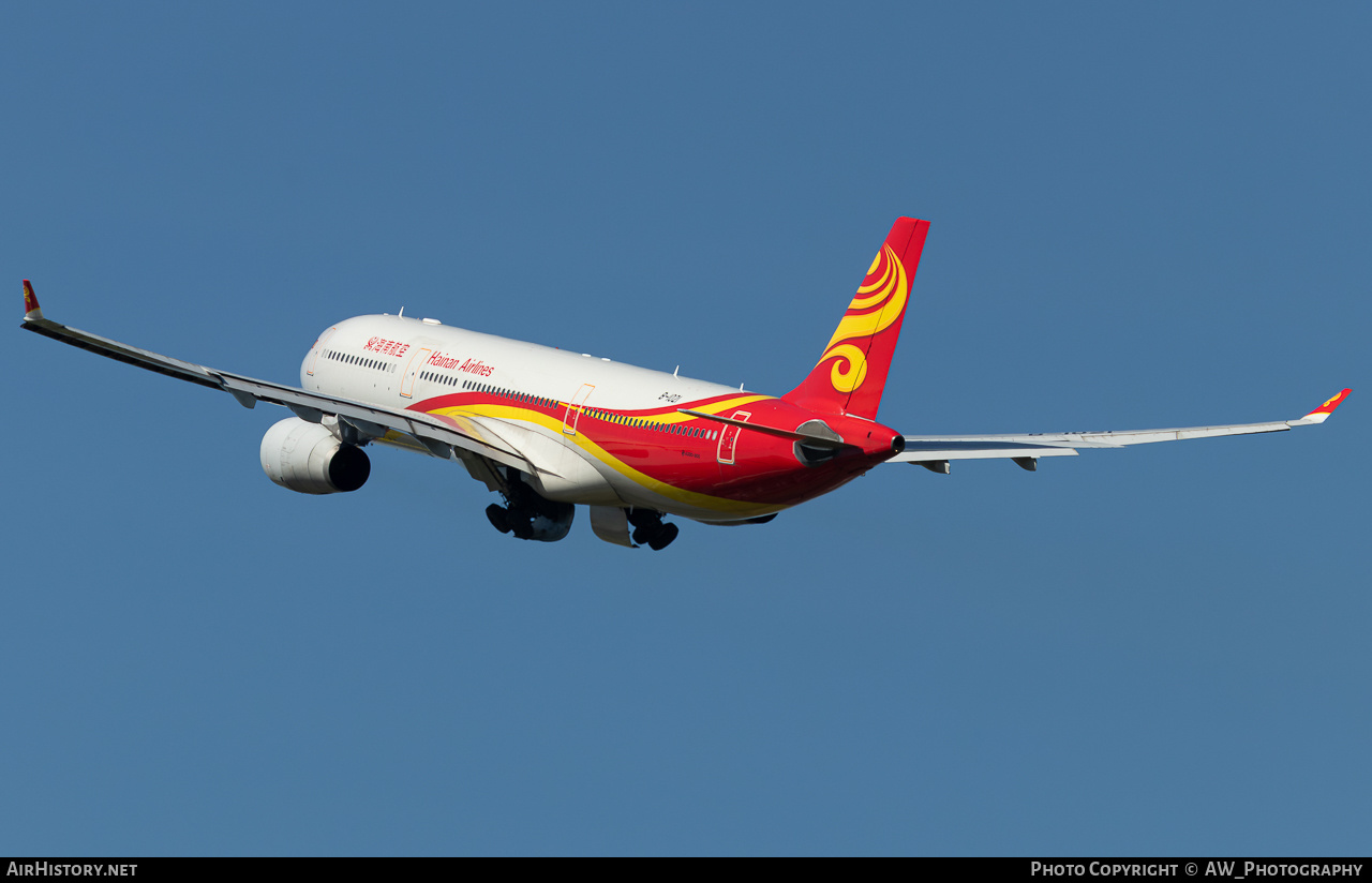 Aircraft Photo of B-1021 | Airbus A330-343E | Hainan Airlines | AirHistory.net #816256